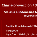 Charla-proyección/Xarrada-projecció Malasia e Indonesia/Malàsia i Indonèsia por/per Joan Grifoll