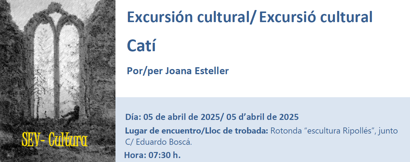 Excursión cultural/ Excursió cultural Catí