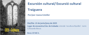 Excursió cultural Traiguera