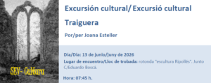 Excursió cultural Traiguera