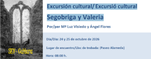 Excursió cultural Segobriga y Valeria